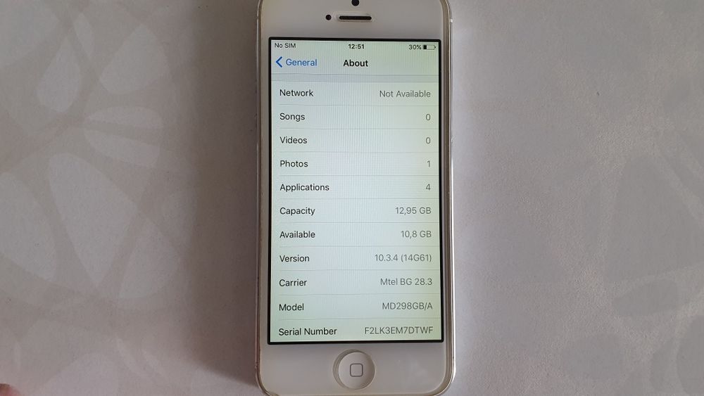 Iphone 5 /  16gb