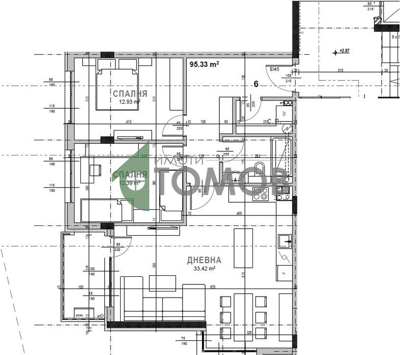 Продава се Тристаен апартамент в Стара Загора, Самара 3 - 117 кв.м за 948 €/кв.м - Снимка #1