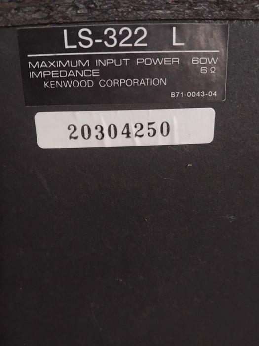 Vand Boxe kenwood