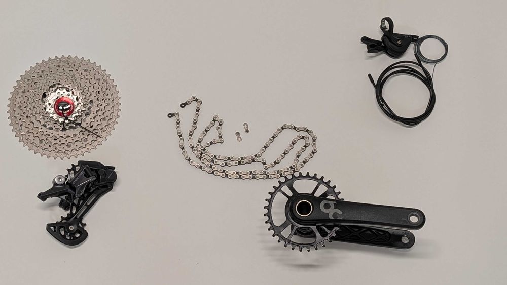 Shimano Deore M6100 transmisie completa 1x12 freehub HG (bonus BB)