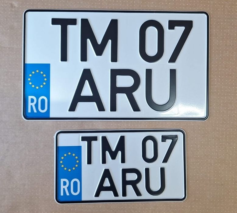 Placute auto numere auto personalizate ornamentale