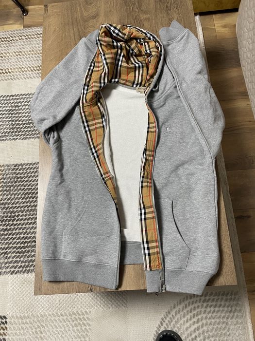 bluza de trening burberry zipper