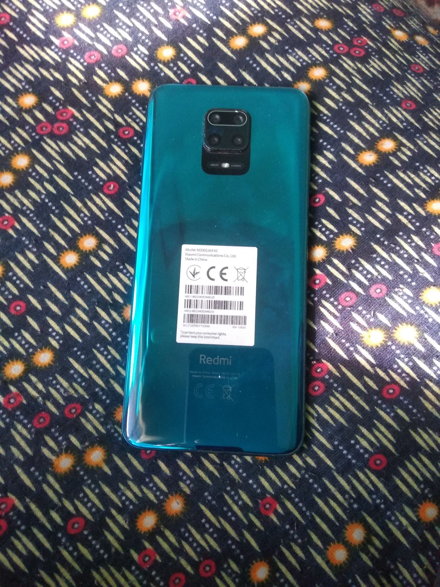 Redmi note 9 s ishlatilgan