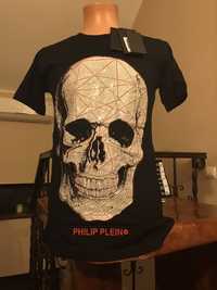 Oferta black friday! Tricou Philipp Plein round neck ss “Skull” s2021