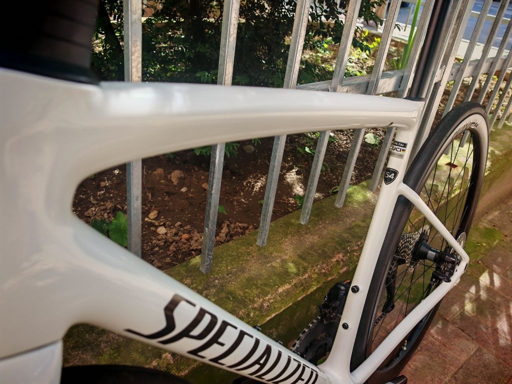 Bicicleta cursiera carbon Specialized Tarmac SL8 Di2 12V Cockpit Roval