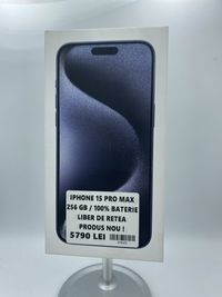 iPhone 15 Pro Max 256GB Produs Nou ! #29622