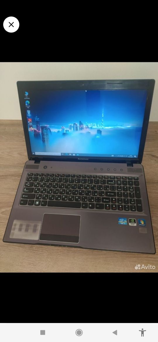 Ноутбук Lenovo z570 core i7