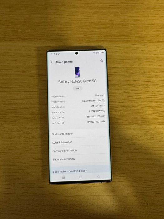 Samsung Galaxy Note 20 Ultra 5G Mystic White 256GB