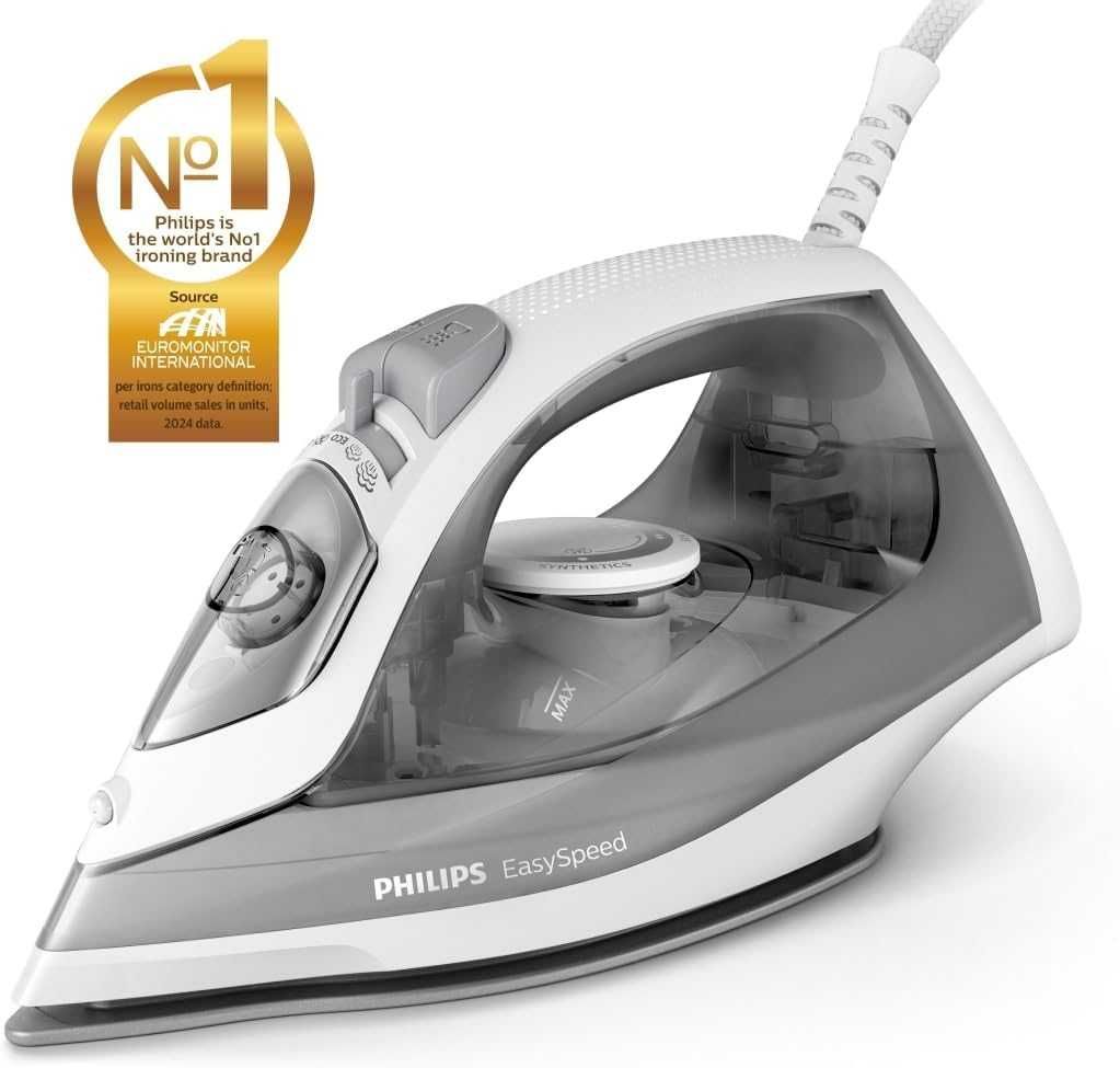 Ютия Philips Easyspeed, Керамична гладеща повърхност,2000W, вода 220мл
