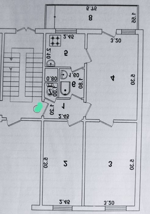 Юнусабад 8, 3/1/4 Неторец Средний Ремонт
