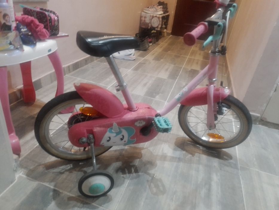 Детски велосипед 500 unicorn, 14 инча, за деца на 3 до 5 години