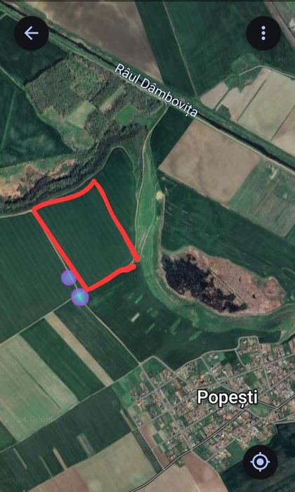 Vând teren extravilan 2.4 hectare sat Popești