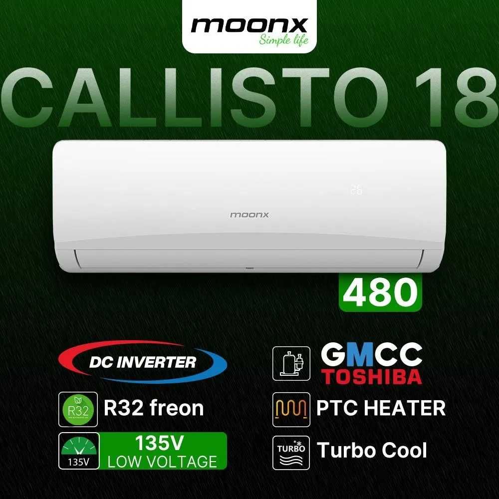 Кондиционер MOONX Callisto 18 INVERTER Гарантия Доставка Установка