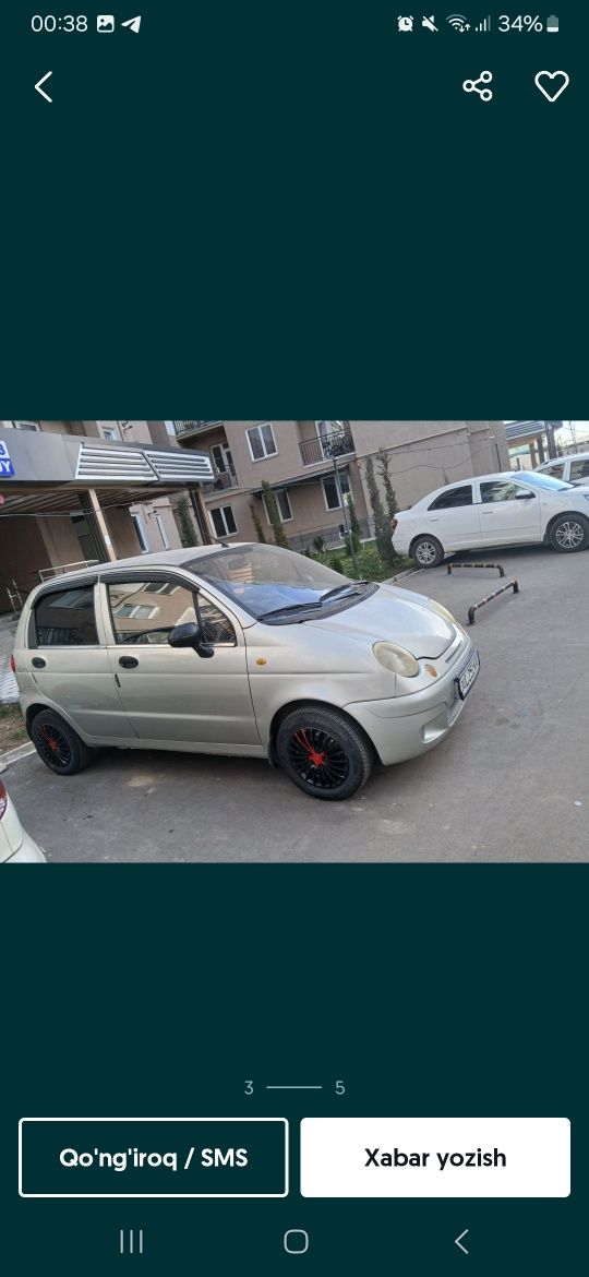 Matiz 2009 sotiladi