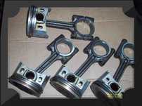 Piston cu segmenti, arbore cotit, biela, garnituri motor deutz f5l912