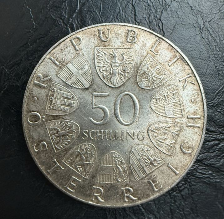 Moneda argint 50 schilng