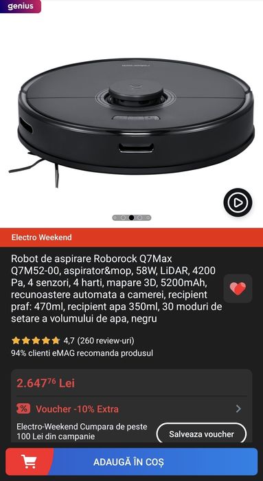 Robot de aspirare Roborock Q7Max