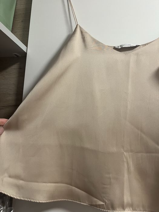 Top satin/ camizol stradivarius