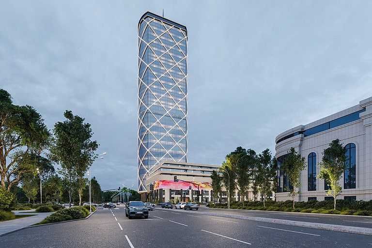 Новостройка! Яккасарайский 3х ком на Piramit Tower ор-р ул Бабур ID06!