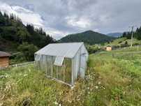 Seră aluminiu + policarbonat 4×6m + irigație automată