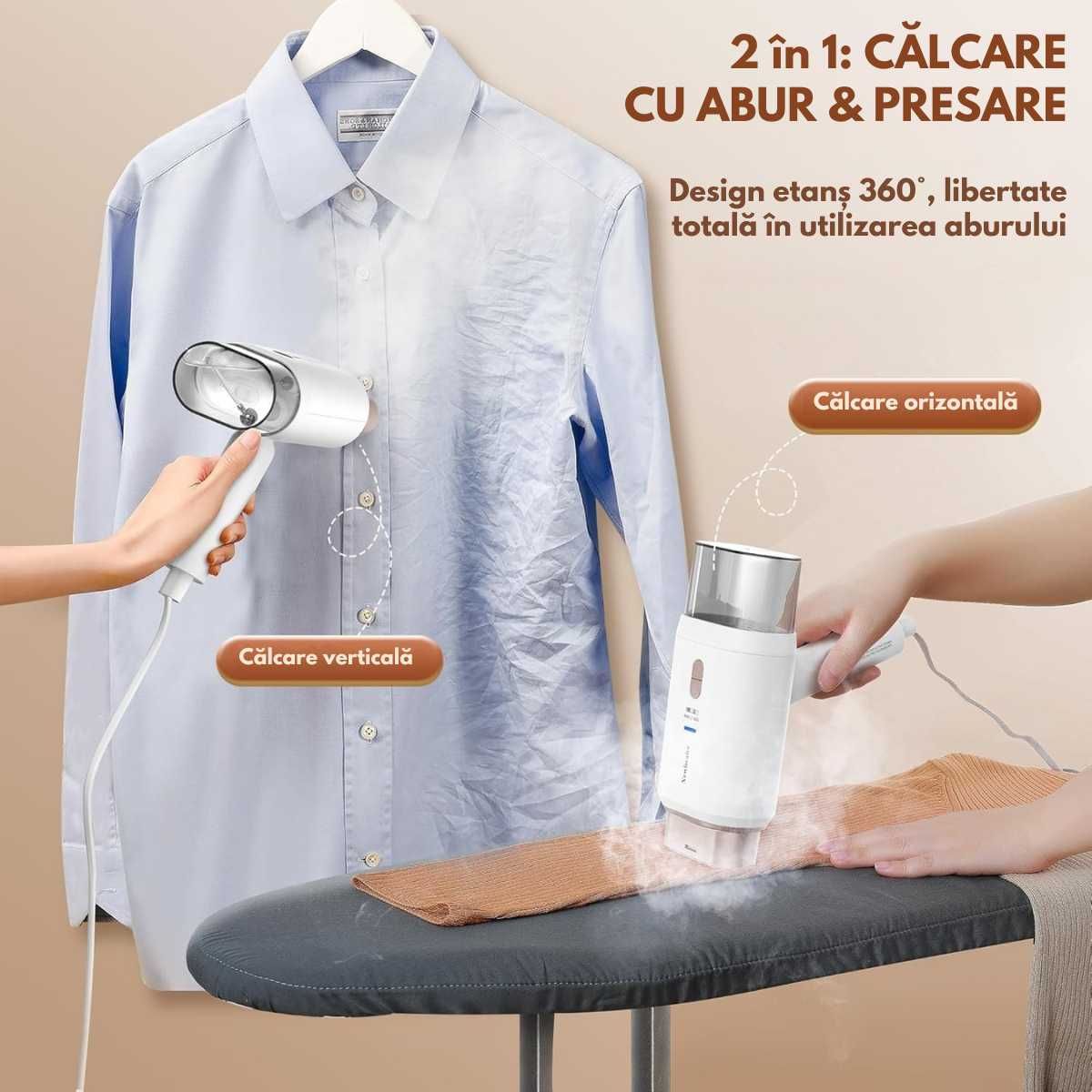 Fier de calcat mini Portabil pentru calatorii /Fier de calcat vertical