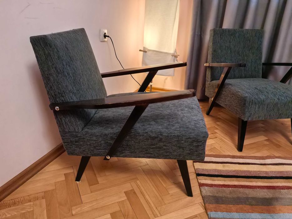 Фотьойл ретро 4 броя +3 табуретки