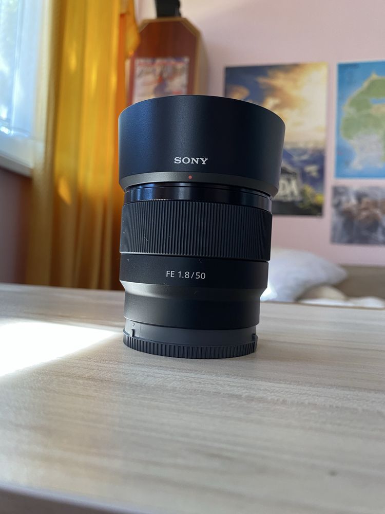 обектив sony 50mm f1.8 full frame