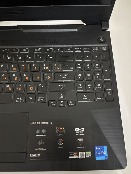Asus TUF Gaming Dash F15 игровой ноутбук