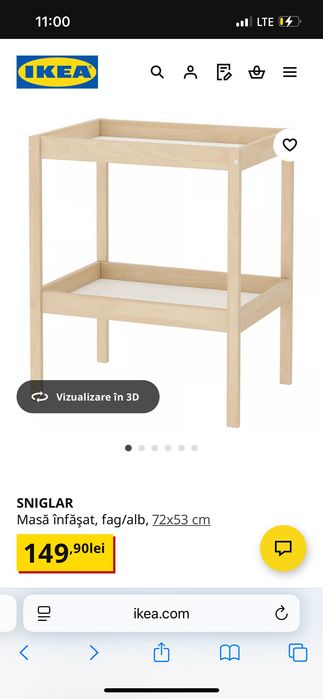 Masa infasat Ikea