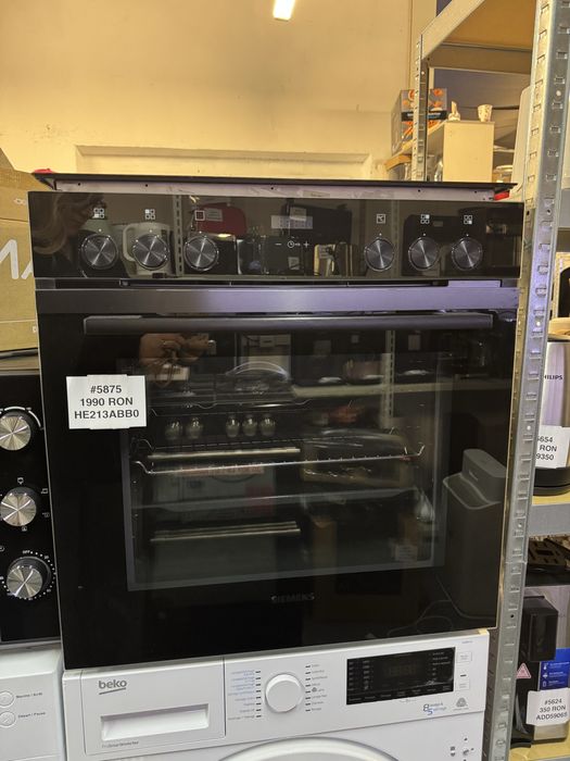 Set Cuptor electric încorporabil si plita Siemens HE213ABB0