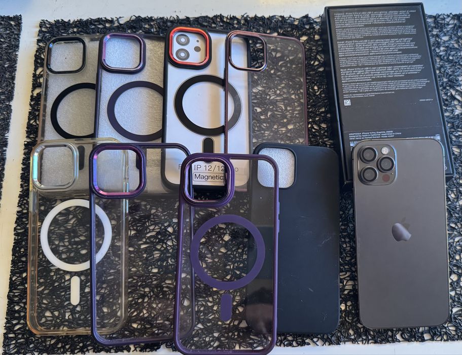 IPhone  12 pro Graphite пълен комплект/95%батерия/като нов