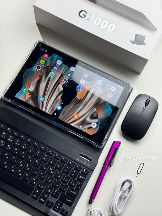 Новый планшет g2000 с полным комлектом