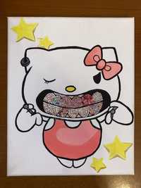 Hello Kitty Pictură pe pânză