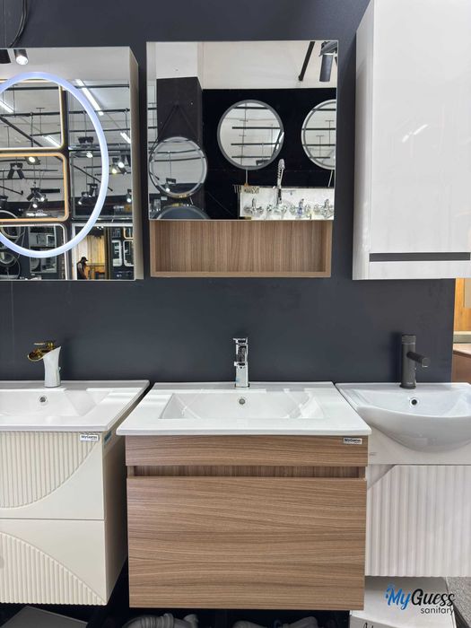 Подвесная раковина с тумбой. Широкий ассортимент / Rakovina umivalnik