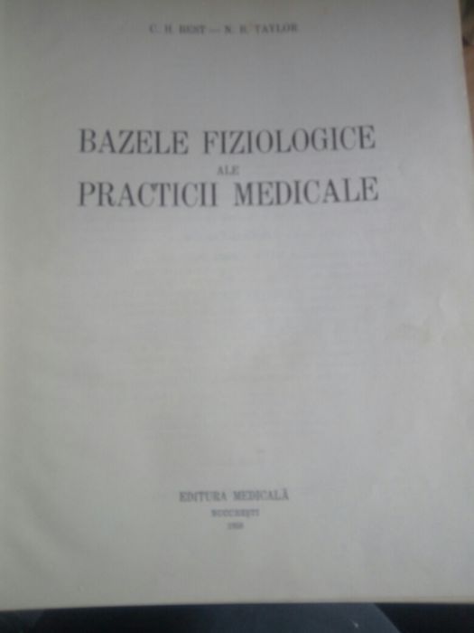 Bazele Fiziologice Ale Practicii Medicale