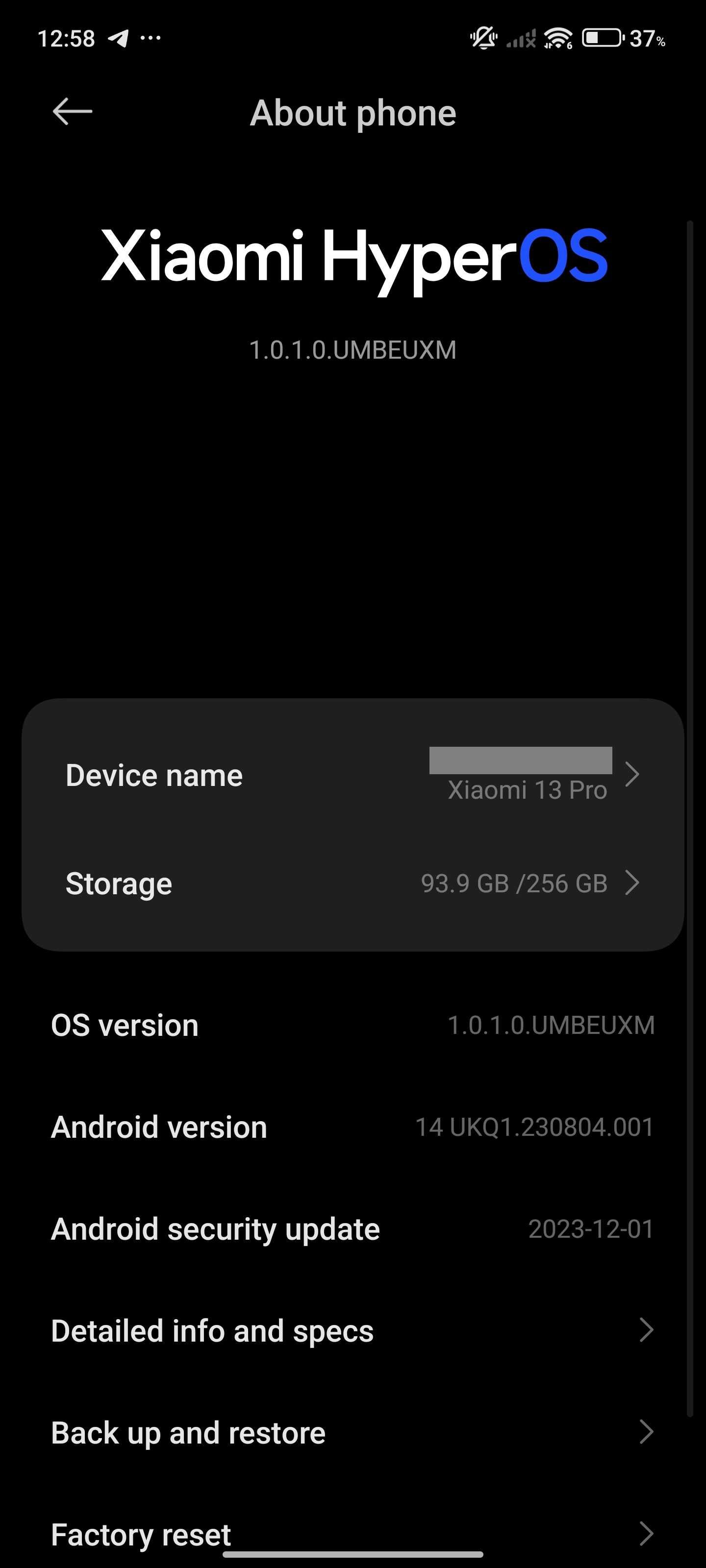 Xiaomi 13 Pro Ceramic Black 12GB RAM 256GB ROM - garanție