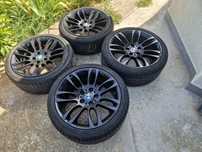 Бмв Джанти + гуми 18 " стайл 195 OEM / BMW Style 195 - Топ състояние