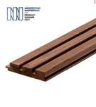 Lambriu tip riflaj din pin termotratat, triple shadow