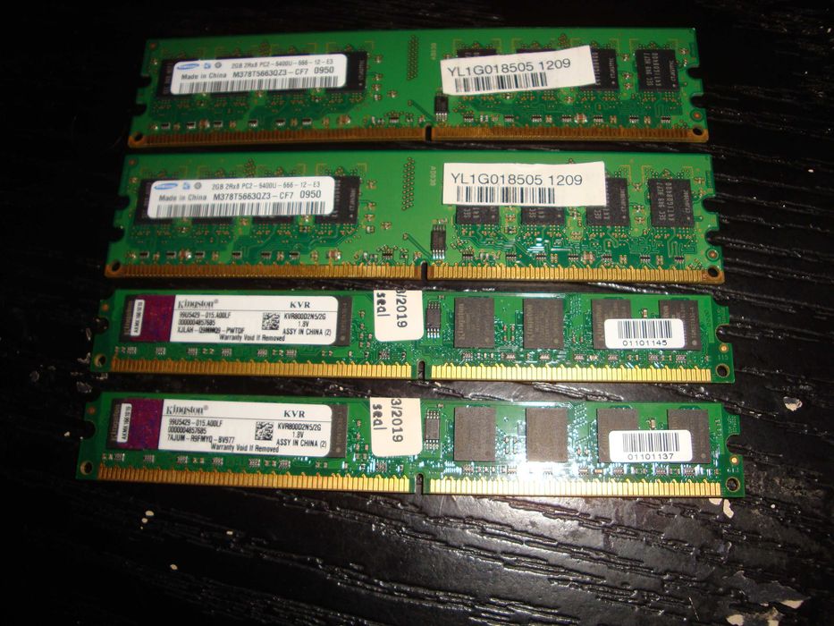 Memorii Ram DDR2 Samsung Kingston 8GB PC2 6400 800 Mhz 4x 2GB