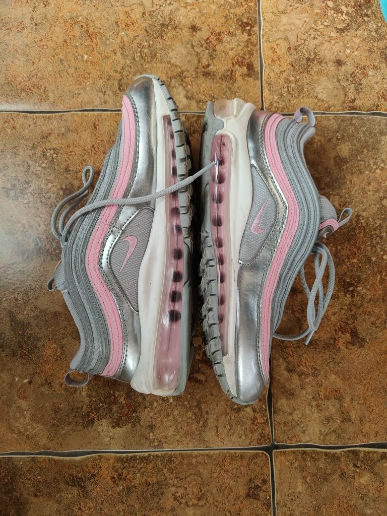 Nike air max 97 gs дамски маратонки розово сребристи
