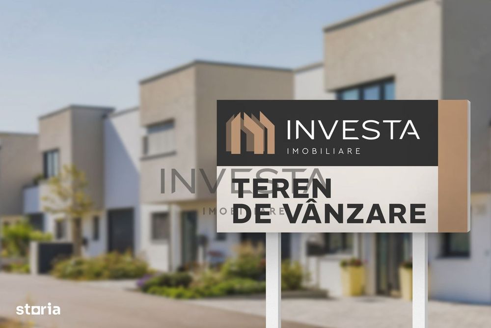 Teren de vânzare în Cluj-Napoca – 500 mp, toate utilitățile, POT 35%,