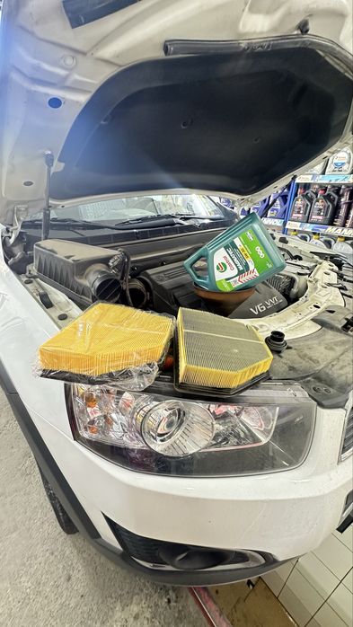 замена масла . moy almashtirish