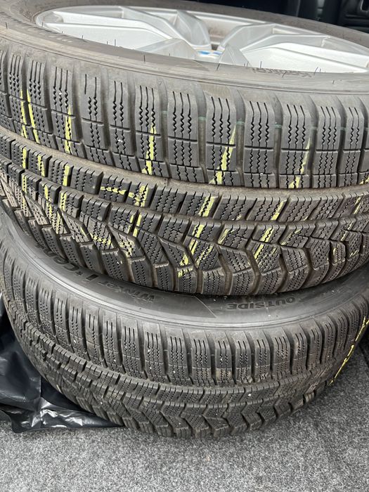 Jante BMW R17 seria 3 - G20 cu cauciucuri de iarna Hankook