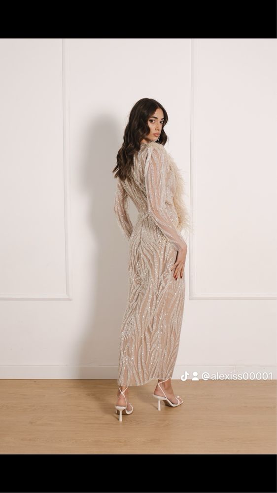 Rochie designer unicat, calitate premium