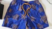 Vand pantaloni de baie Vilebrequin, model Tortues Galuchat, marimea L.