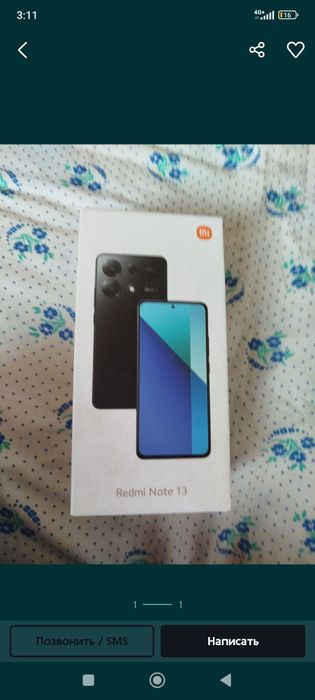 Redmi not 13 pro 512.12 kar dak zaryadchik bor