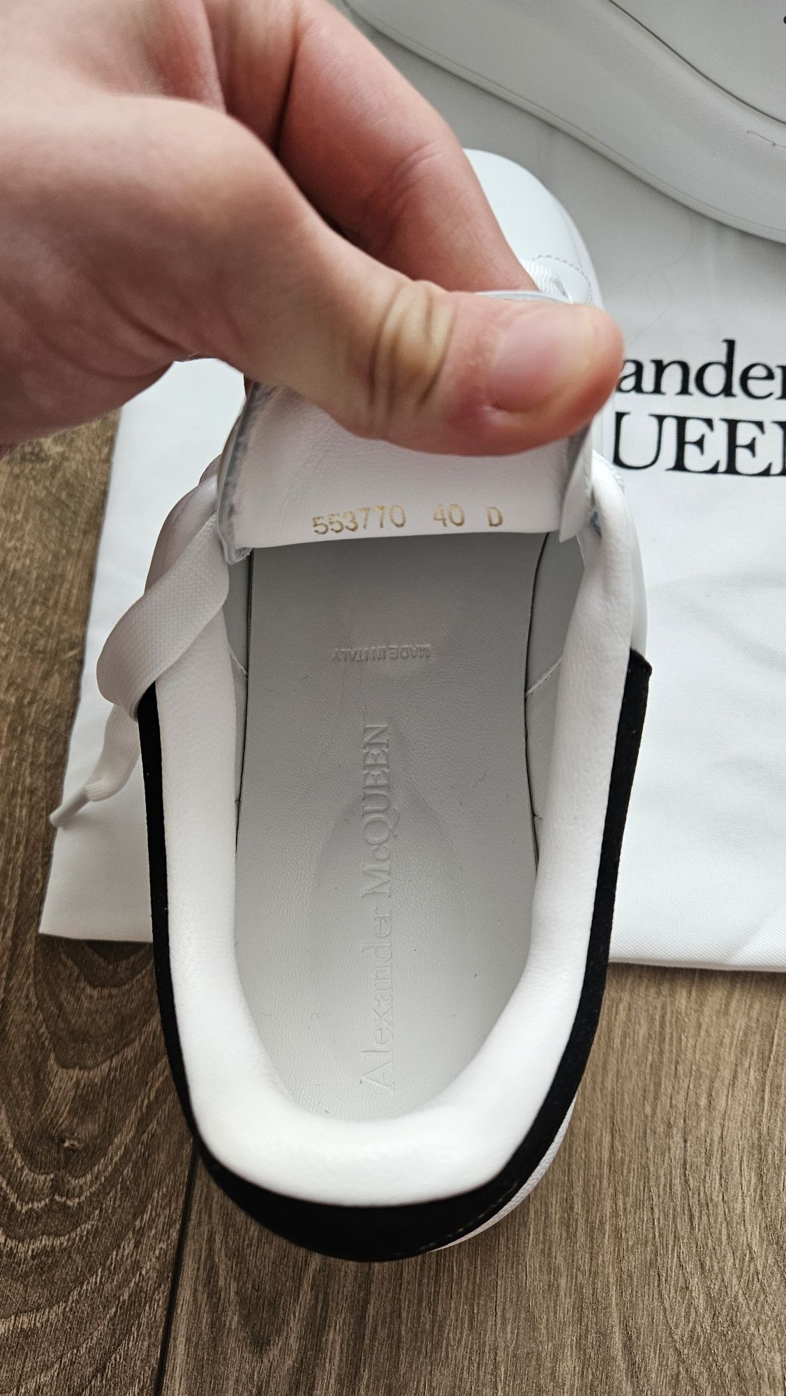 Alexander McQueen White and Black