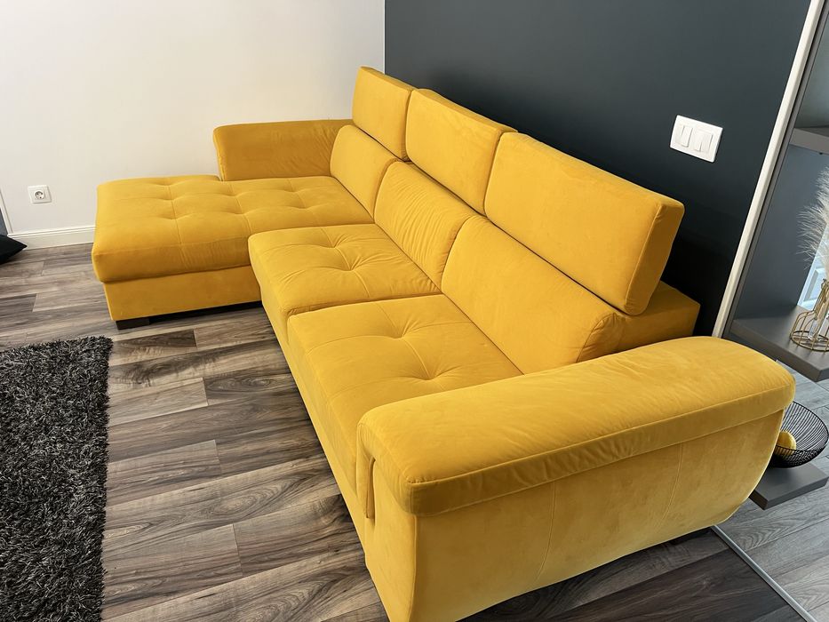 Coltar extensibil cu lada asternut si tetiere