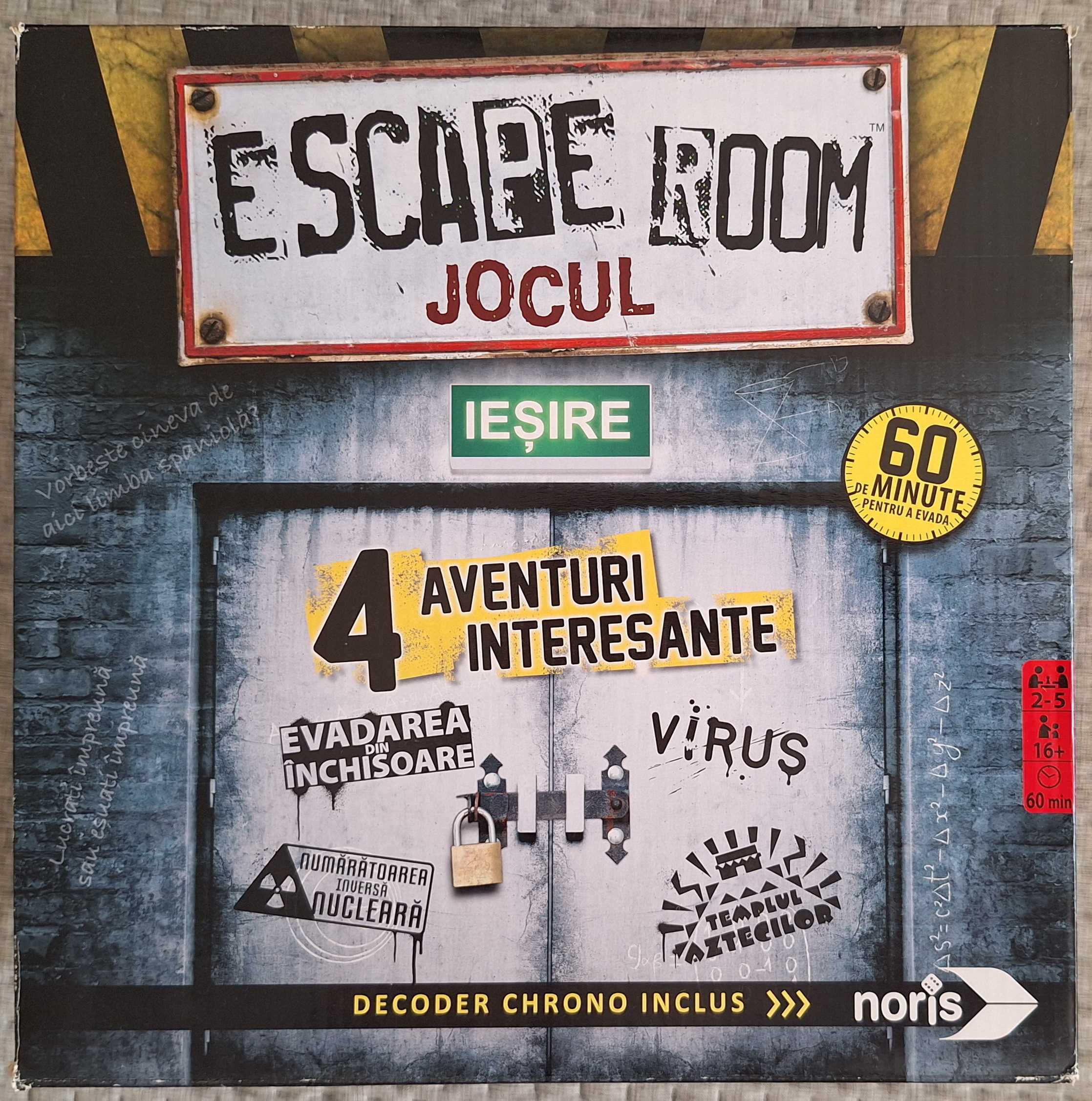 Joc Escape Room Jocul 1.0, cu decodor, varianta limba romana