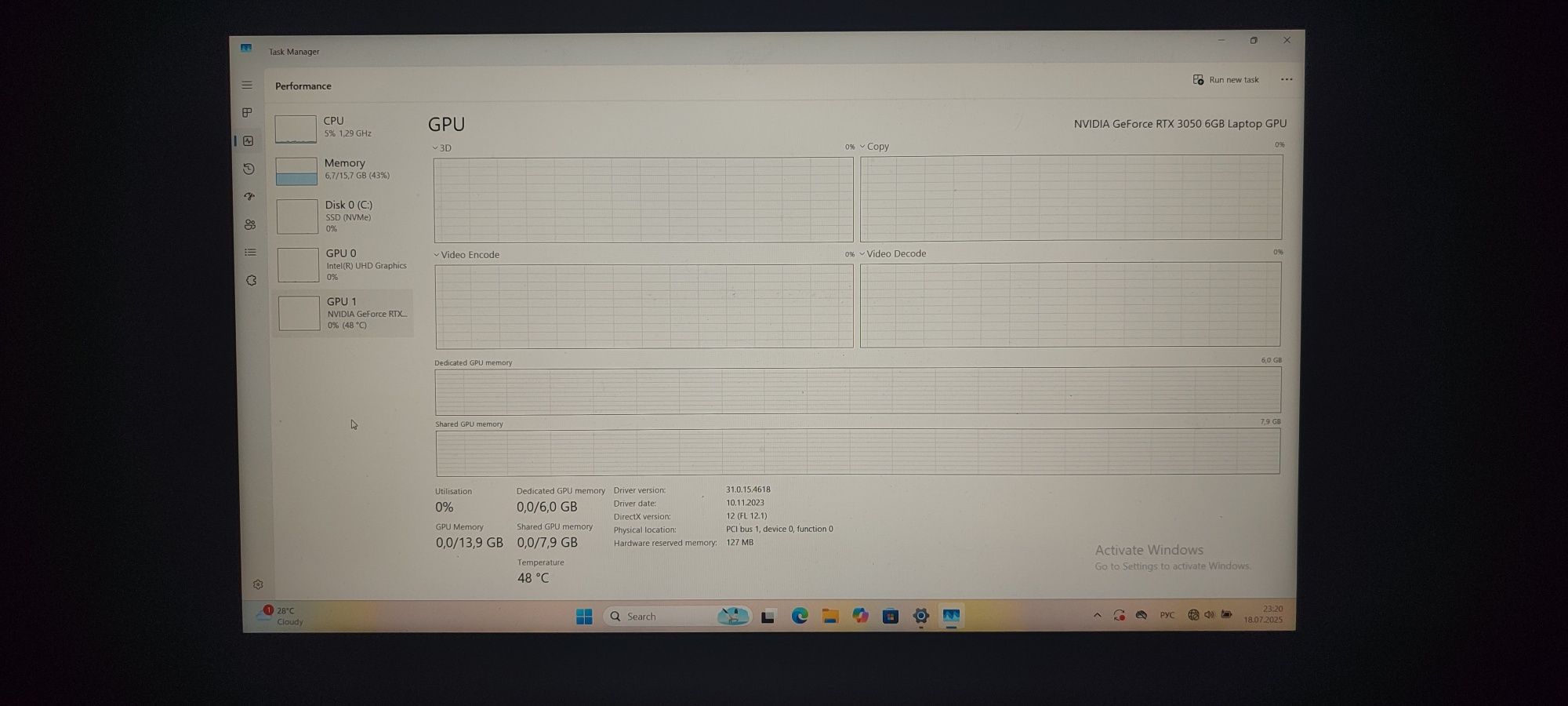 Acer Nitro V15 Black